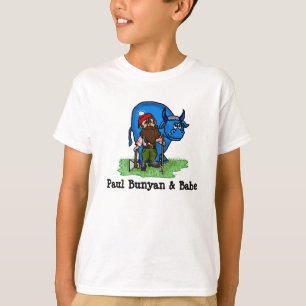 Paul Bunyan och BabebarnT-tröja Tee Shirt