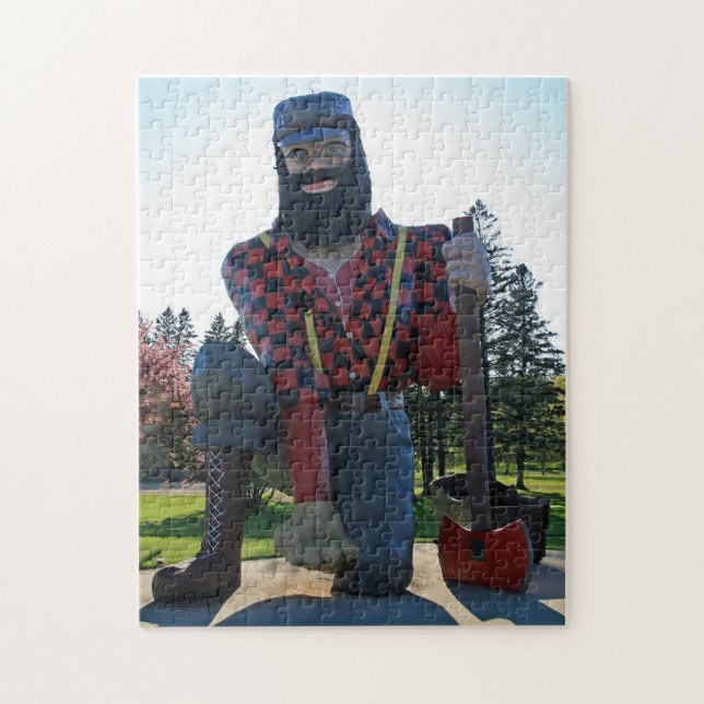 Paul Bunyan och hans yxa Pussel (Vertikal)