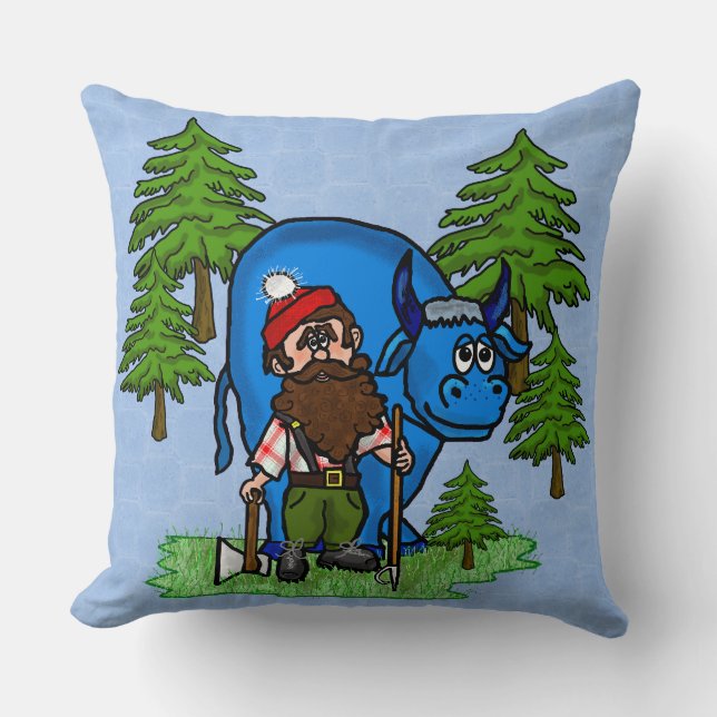 Paul Bunyan Pillow Kudde (Framsida)