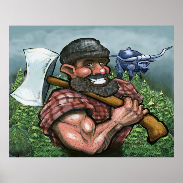 Paul Bunyan Poster (Framsidan)