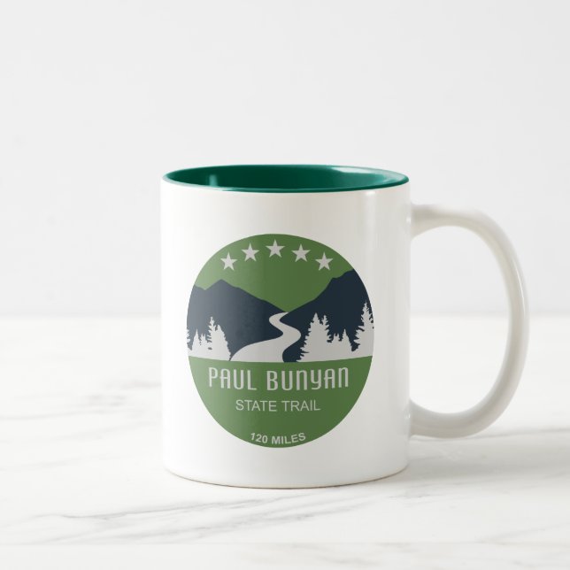 Paul Bunyan State Trail Två-Tonad Mugg (Höger)