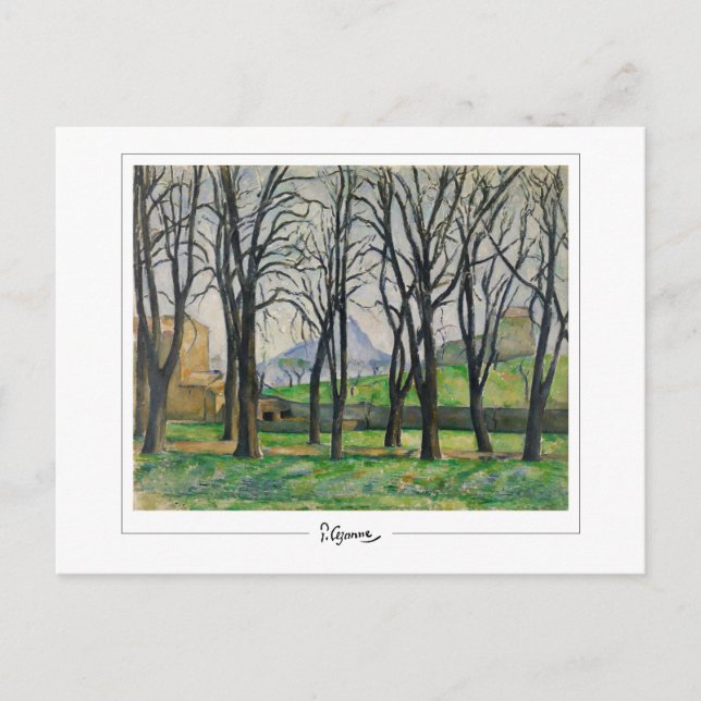Paul Cézanne #12 - Finkonst Vykort (Framsida)