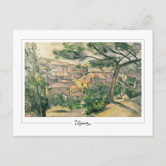 Paul Cézanne #246 - Finkonst Vykort (Framsida)