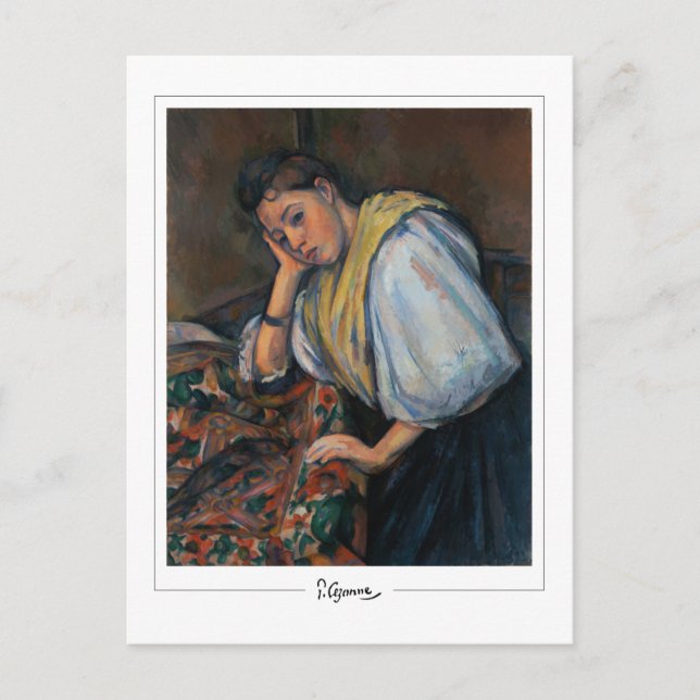 Paul Cézanne #36 - Finkonst Vykort (Framsida)