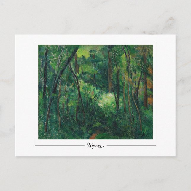 Paul Cézanne #37 - Finkonst Vykort (Framsida)
