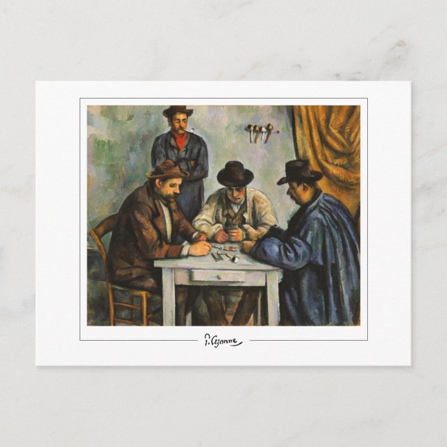 Paul Cézanne #386 - Finkonst Vykort (Framsida)