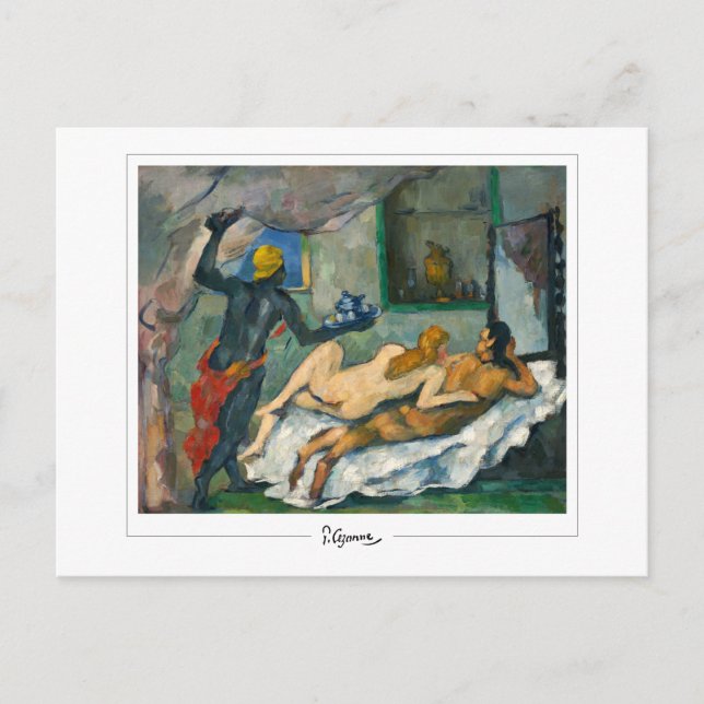 Paul Cézanne #46 - Finkonst Vykort (Framsida)