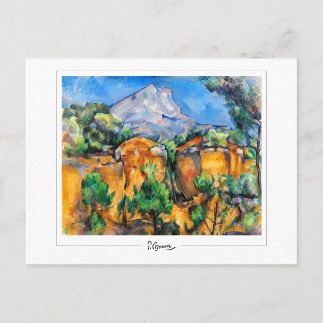 Paul Cézanne #496 - Finkonst Vykort (Framsida)