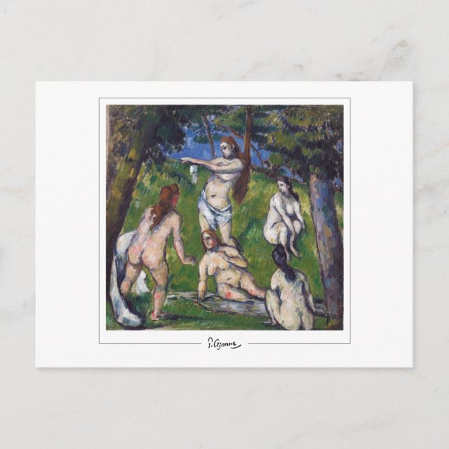 Paul Cézanne #578 - Finkonst Vykort (Framsida)