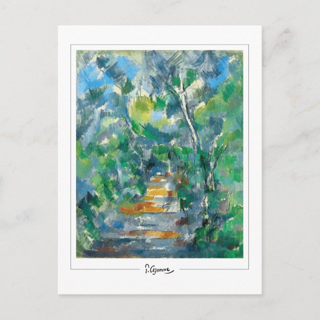 Paul Cézanne #5 - Finkonst Vykort (Framsida)