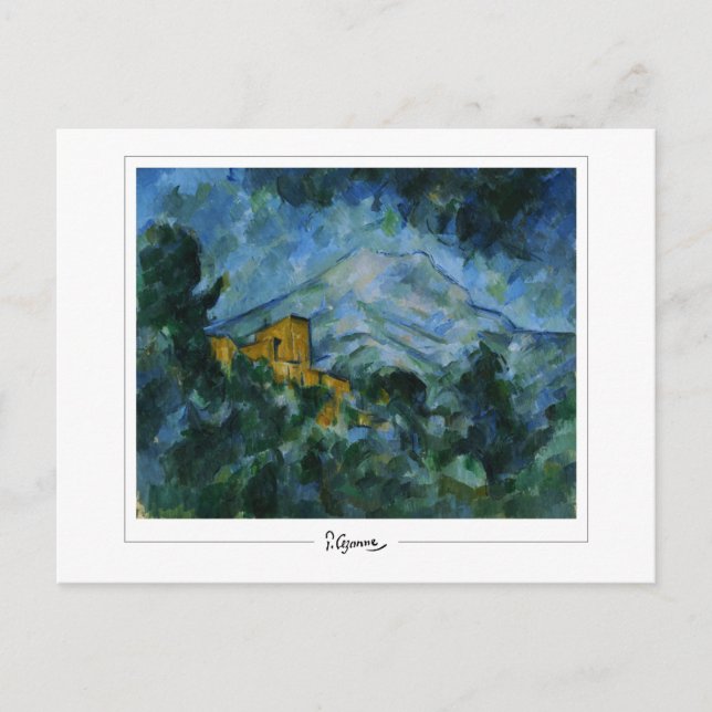 Paul Cézanne #68 - Finkonst Vykort (Framsida)