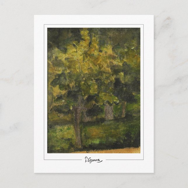 Paul Cézanne #724 - Finkonst Vykort (Framsida)