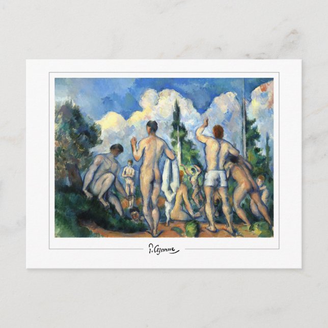 Paul Cézanne #72 - Finkonst Vykort (Framsida)