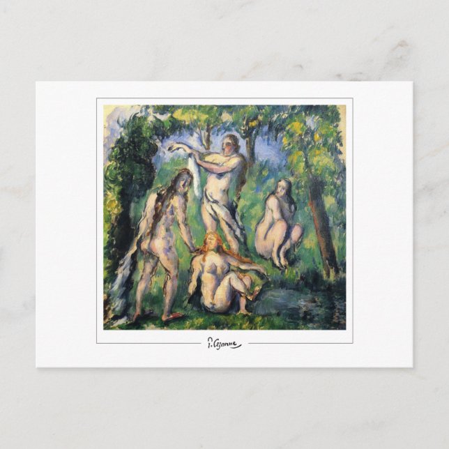 Paul Cézanne #786 - Finkonst Vykort (Framsida)