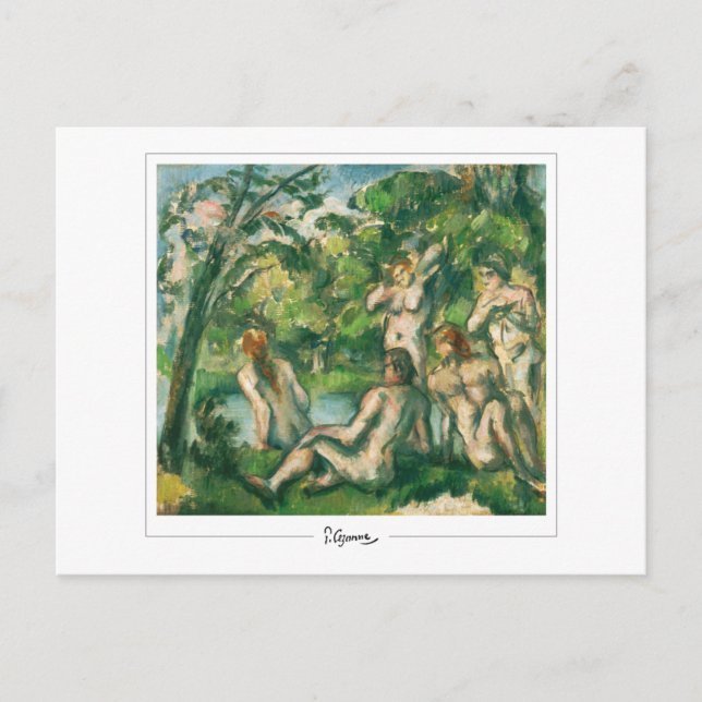 Paul Cézanne #99 - Finkonst Vykort (Framsida)