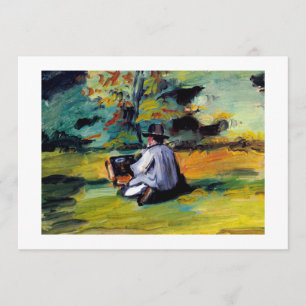 Paul Cezanne A Painter på Work impressionist art Meddelande