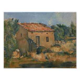 Paul Cezanne - Abandoned House Fototryck