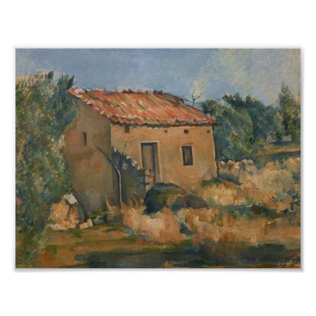 Paul Cezanne - Abandoned House Fototryck (Framsidan)