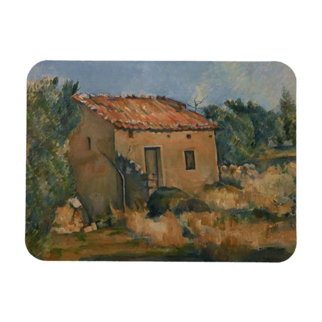 Paul Cezanne - Abandoned House Magnet (Horisontell)