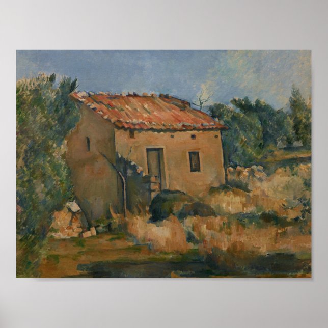 Paul Cezanne - Abandoned House Poster (Framsidan)