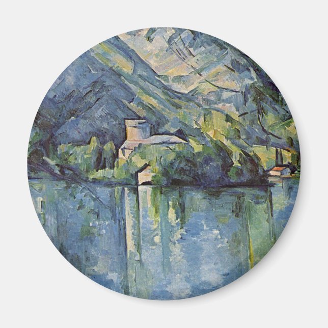 Paul Cézanne - Annecy Sjö Magnet (Framsidan)