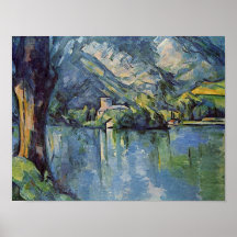 Paul Cézanne - Annecy Sjö