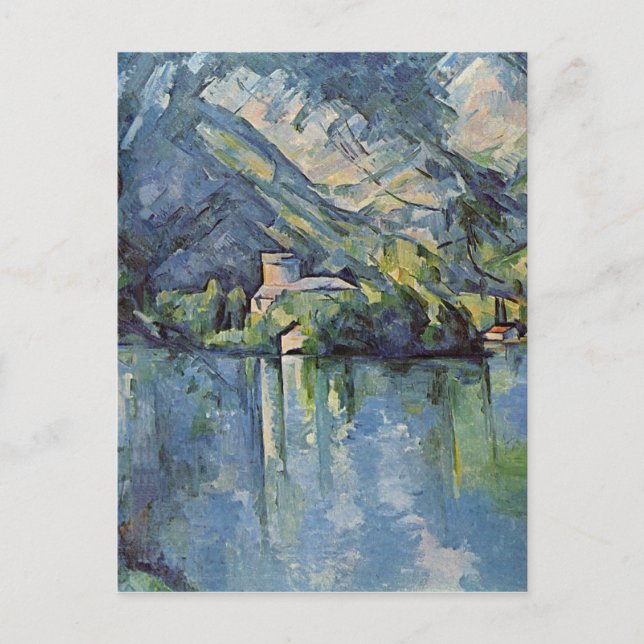 Paul Cézanne - Annecy Sjö Vykort (Framsida)