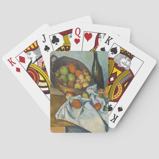 Paul Cezanne - Äppelkorgen Casinokort (Baksidan)