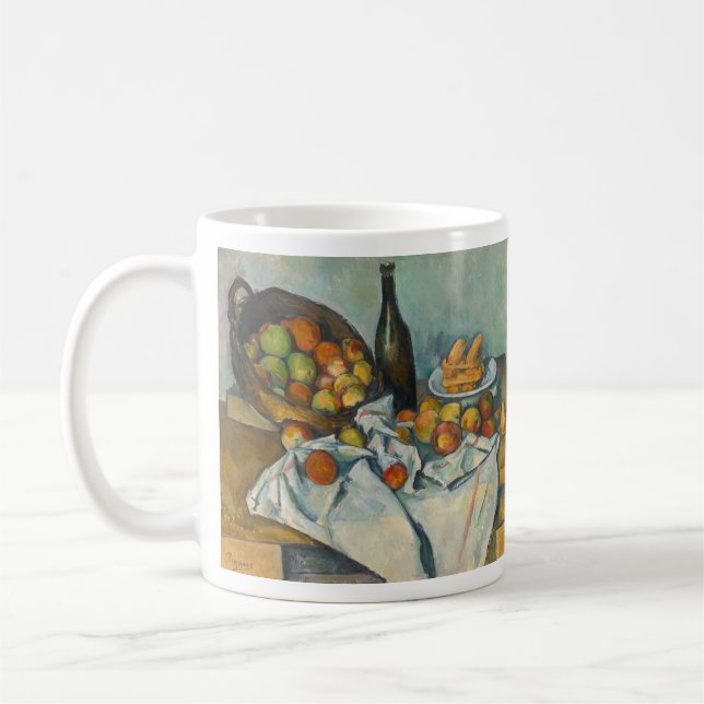 Paul Cezanne - Äppelkorgen Kaffemugg (Vänster)