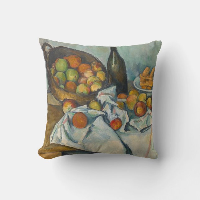 Paul Cezanne - Äppelkorgen Kudde (Framsida)