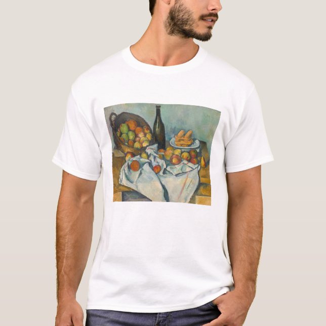 Paul Cezanne - Äppelkorgen T Shirt (Framsida)