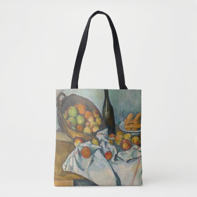 Paul Cezanne - Äppelkorgen Tygkasse (Framsida)