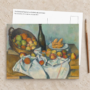 Paul Cezanne - Äppelkorgen Vykort