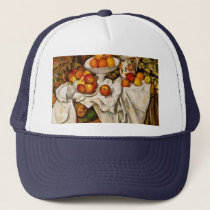 Paul Cezanne Äpplen Apelsiner Tryck Impressionism Truckerkeps