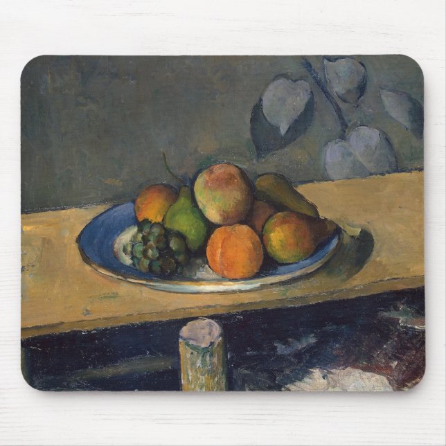 Paul Cezanne | äpplen, Pears och druvor, c.1879 Musmatta (Framsidan)