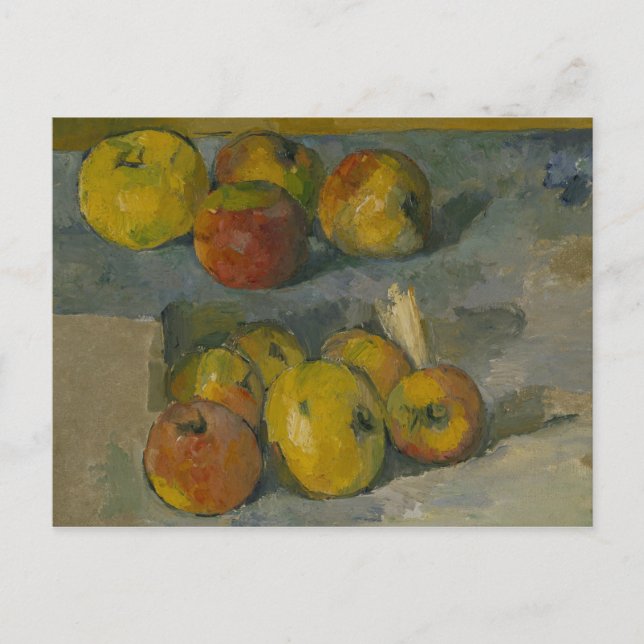 Paul Cezanne - äpplen Vykort (Framsida)