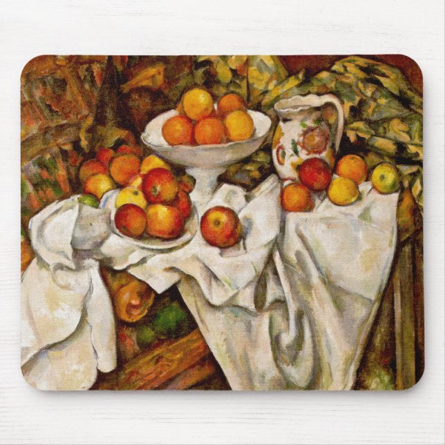 Paul Cézanne - Apples and Orange bra art. Musmatta (Framsidan)