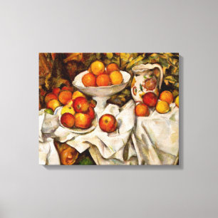 Paul Cezanne Apples Oranges Impressionism Canvastryck