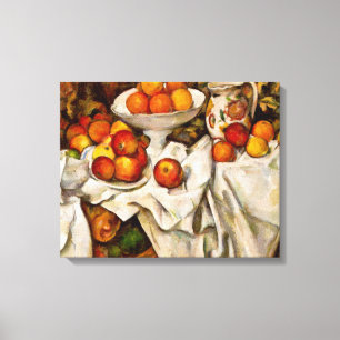 Paul Cezanne Apples Oranges Impressionism Canvastryck