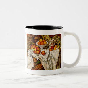 Paul Cezanne Apples Oranges Impressionism Två-Tonad Mugg