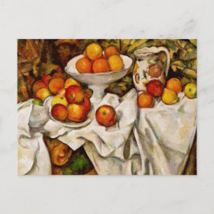 Paul Cezanne Apples Oranges Impressionism Vykort
