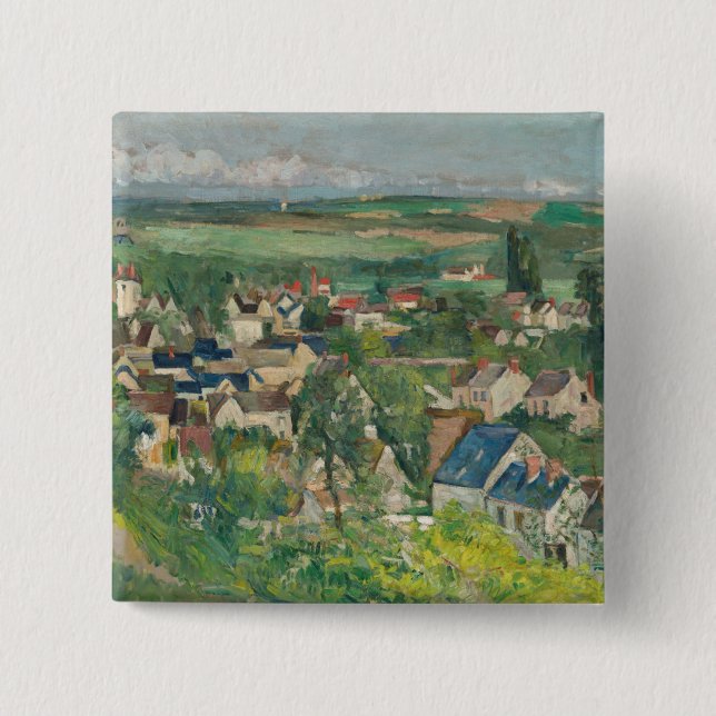 Paul Cezanne - Auvers, Panorama vy Knapp (Framsida)