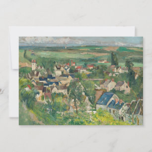 Paul Cezanne - Auvers, Panoramic View Inbjudningar