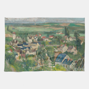 Paul Cezanne - Auvers, Panoramic View Kökshandduk