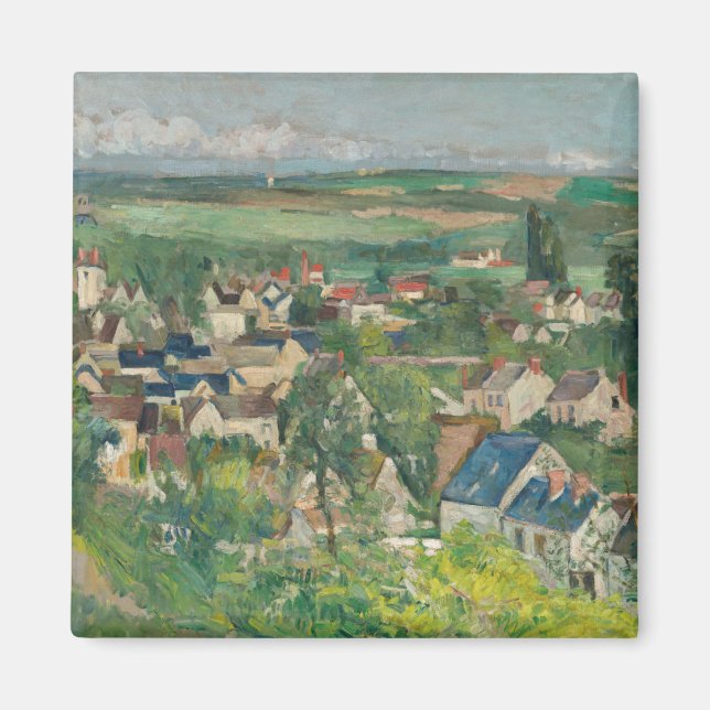 Paul Cezanne - Auvers, Panoramic View Magnet (Framsidan)