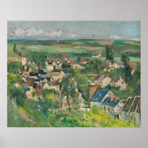 Paul Cezanne - Auvers, Panoramic View Poster