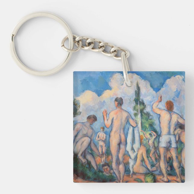 Paul Cezanne - Badande (Framsidan)