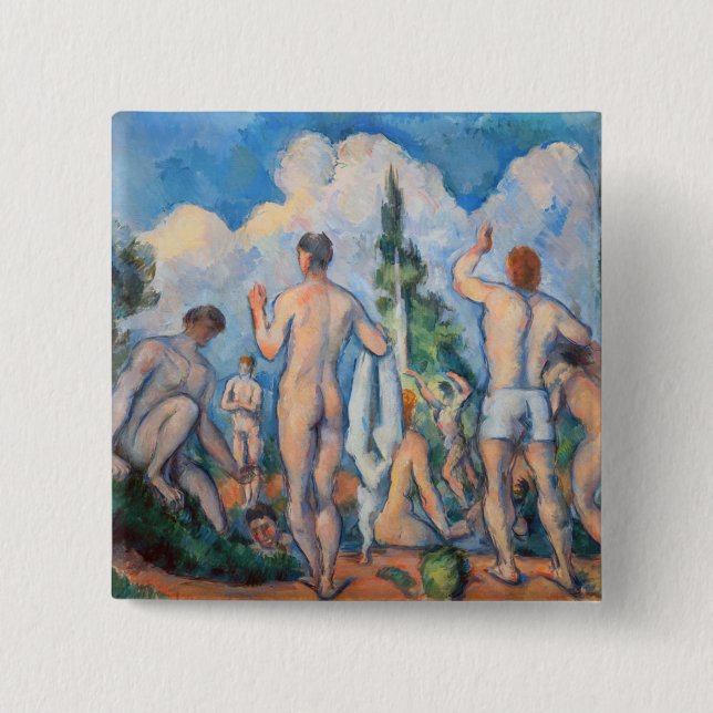 Paul Cezanne - Badande Knapp (Framsida)