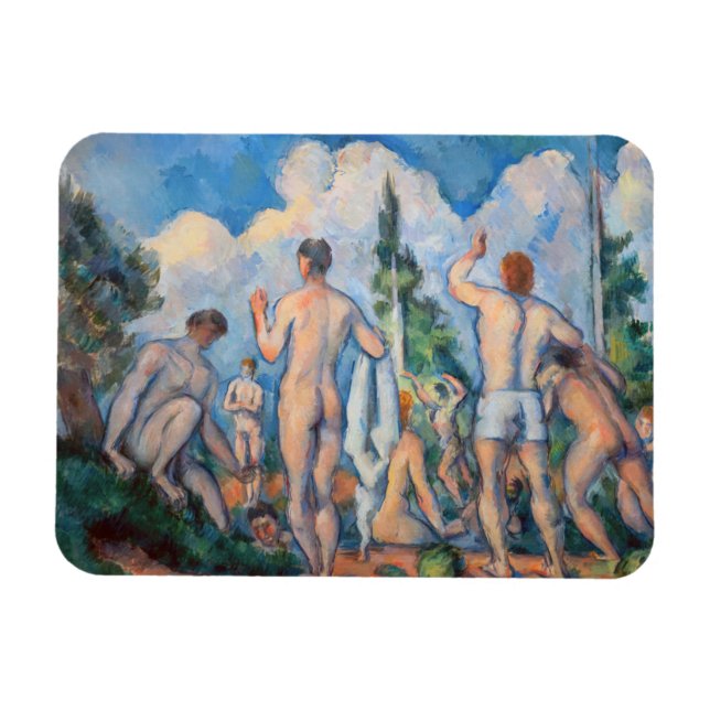 Paul Cezanne - Badande Magnet (Horisontell)