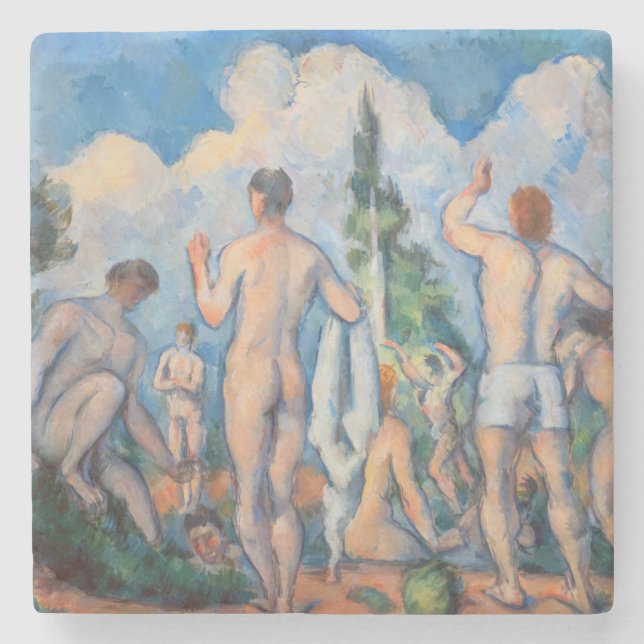 Paul Cezanne - Badande Stenunderlägg (Framsidan)